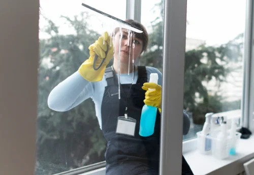 Nettoyage de vitres intérieures et extérieures à Caix